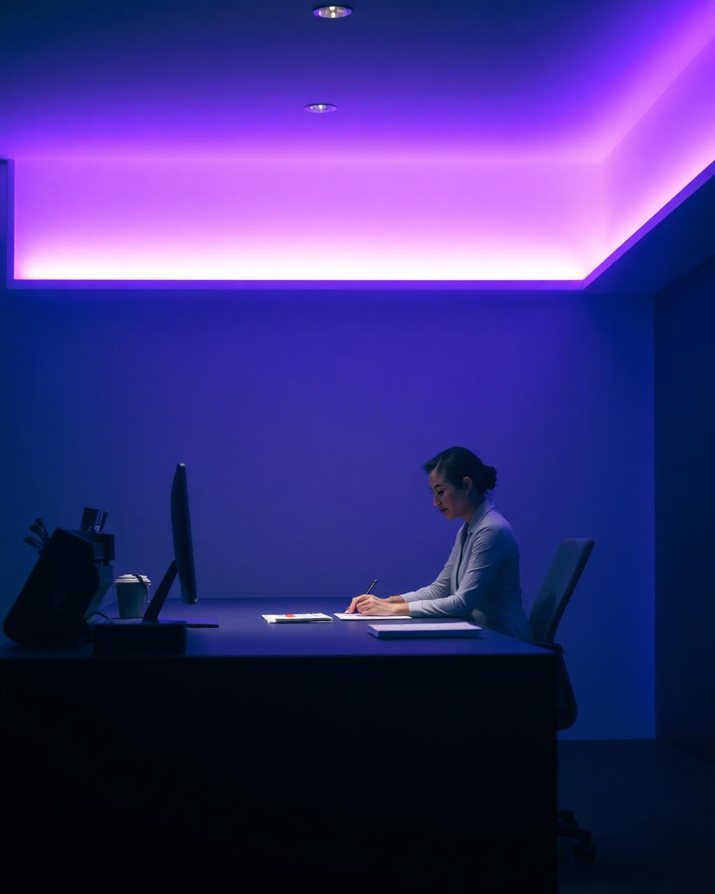 Visuel de promotion de service créé avec Qreator